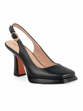 Ann Creek | Slingback Pump in Black Leather